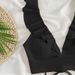 Women's Clothing New Solid Color Ruffle Split Swimsuit High Waist Beach Swimsuit V Neck Hot Spring Bikini Women_ecoleips.com