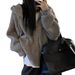 ng2510292 Ng2510292 Hooded Zipper Sweater For Women, Spring Autumn Korean Style, New Inner And Outer Wear, Lazy Loose Cardigan Knitwear,_ecoleips.com