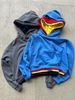 Color Block Hooded Pullover Sweatshirt Women's Y2K Street Style Three Layer Dopamine Fashion European American Cross Border_ecoleips.com