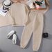 Women's Clothing New Fashion Casual Milan Print Sportswear Set Thickened Autumn Winter Women's Clothing 0019_ecoleips.com
