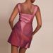Ladies Square Neck Camisole Summer Mini Dress Fashion Print High Waist Slim Fit Beach Dress Casual Backless Hollow Short Dresses_ecoleips.com