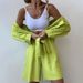 Fashion Plus Size Women's Clothing Spring Casual Single Breasted Long Sleeved Solid Color Shirt Loose Shorts Suit Women_ecoleips.com