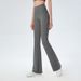 Women's Clothing Wide Leg Yoga Pants For Women High Waist Hip Lifting Stretch Sports Pants Nude Casual Running Loose Flared Pants_ecoleips.com