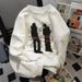 Men's Crew Neck Sweatshirt Fleece Lined Thick Loose Fit Autumn Winter Style Best Selling Couple Top for Women_ecoleips.com