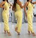 Women's Clothing Summer Sexy Halter Neck Tops Casual Overalls Two Piece Suits_ecoleips.com