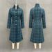 K Women's Single Breasted Digital Printed Plaid Street Trendy Long Sleeved Cardigan Jacket_ecoleips.com