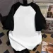 Summer New Cute Cartoon Cat Short-sleeved T-shirt For Women Casual Large Size Round Patchwork Top_ecoleips.com