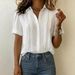 2026 European And American Summer Cross-Border Women's Clothing Independent Station Casual Cotton-Linen Turn-Down_ecoleips.com