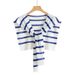 Women's Clothing Thin Striped Ice Silk Knitted Shawl For Women In Summer With Skirt For Outer Wear Sun Protection Thin Shoulder With Collar_ecoleips.com
