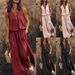 2023 European And American Cross-border Summer New Sleeveless Long Dress, Fashionable Casual Women's Clothing,_ecoleips.com
