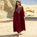 Women's Clothing Middle East Robe Clothing Arab Robe Embroidered Dress_ecoleips.com