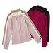 Women's Long Sleeved Slim Fit Sports Jacket Stand Up Collar Zip Up Running Cycling Yoga Fitness Top Sun Protection Clothing_ecoleips.com