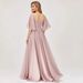Square Neck Back Tie Evening Dress With Side Slit, Elegant A-Line Midi/Maxi Party Gown For Wedding Guest, Prom, And Formal Occasions_ecoleips.com