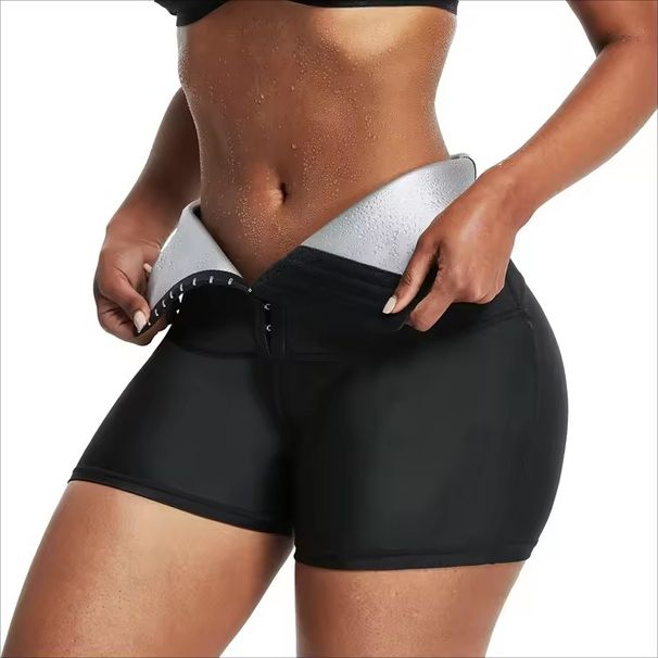 Women's Clothing Women's Sweat Pants Sweat Blocking Abdomen Waist Tightening High Waisted Hip Lifting Pants Running Yoga Clothes Three Quarter Pants_ecoleips.com