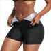 Women's Clothing Women's Sweat Pants Sweat Blocking Abdomen Waist Tightening High Waisted Hip Lifting Pants Running Yoga Clothes Three Quarter Pants_ecoleips.com
