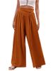 Suitable For All Seasons 2025 Summer Casual Fashion High Elastic Women's Wide-Leg Pants_ecoleips.com