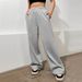 Voya Women's European And American Women's Clothing, Simple Style Wide-leg Pants, New Spring-summer High-waisted Loose-fitting Slimming Casual Pants_ecoleips.com