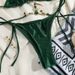 Women's Clothing Solid Color Triangle Cross Hanging Diamond Jewelry Diamond Bikini Bandage Split Strap Swimsuit_ecoleips.com