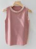 K Strap Vest, Women's Sleeveless Undershirt, Paired With A Suit Studded Knit Top_ecoleips.com