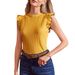 Women's French Style Elegant High End Versatile T-Shirt Solid Color Top Fashion Clothing_ecoleips.com