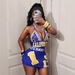 Women's Sexy Fashion Printed Dress European American Style Halter Neck V Neck Backless 2025 Cross Border_ecoleips.com