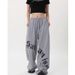 "Women's High Waist Loose Wide Leg Pants - Elastic Drawstring Comfort Fit For Dance, Hip Hop & Casual Wear"_ecoleips.com