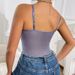 K Sexy Lace Patchwork Seamless Bralette With Steel Stays, European And American Style New Design Sheer Innerwear, Halter Top, Openwork Bodysuit_ecoleips.com