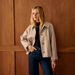 K Casual Minimalist Jacket, Long Sleeved Single Breasted Jacket_ecoleips.com