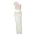 Women's Clothing New Fashion Mesh Splicing Tube Tops Side Hollow Dress_ecoleips.com