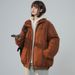 Fashion Hooded American Bread Clothes 2025 Winter New Niche Short Cotton Clothes Jacket_ecoleips.com