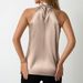Women's Clothing Women's Satin Vest Top V Neck Casual Camisole Spring Summer Real Photos Clothing For Formal & Casual For Women_ecoleips.com
