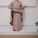 Verve New Muslim Casual Robe Women's Fashion Three-Piece Set ABAYA_ecoleips.com