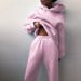 Aria Basics 2026 New Cross-Border European And American Women's Casual Sports Style Solid Color Thickened Hooded Sweatshirt Fashion_ecoleips.com