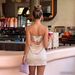 Butterfly Backless Bodycon Tube Dress - Summer Sleeveless Stretch High Waist Bodycon Mini Dress Breathable Summer Fabric_ecoleips.com