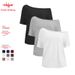 Y2k Fashion Asymmetric Off-Shoulder Tops For Women, Loose Fit Slouchy Short Sleeve Tops, Soft Brushed Milk Silk Blend, Casual Daily Wear T-Shirt_ecoleips.com