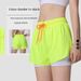 Women's Clothing Sports Shorts Pants Night Running Anti-light Yoga Pants Casual Quick-drying Running Breathable Two-piece Fitness Pants_ecoleips.com