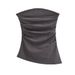 Women's Clothing Sexy Slim Pleated Tube Tops For Women Outerwear Waist Hugging Slimming Side Slit Tube Top Vest_ecoleips.com