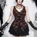 Empress Dowager Women's Plaid Top V Neck Fitted Waist Dark Korean Style Versatile Vest Spring New Style_ecoleips.com