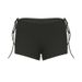 2025s Sexy Hollow Out Lace-up Tight Hot Girl Fashion Ins Style Simple Solid Color Low Waist Lightweight Ultra Shorts_ecoleips.com