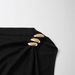 Minimalist Sleeveless Blouse With Metallic Ring Detail – Slim-Fit Knit Top In Black/Red/Olive/Brown, Versatile For Office & Evening Wear_ecoleips.com