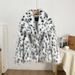 Women's Clothing Popular Fur Large Lapel Ladies Tops Large Size Fur Warm Temperament Socialite Loose Coat_ecoleips.com