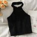 Retro Halter Neck Short Vest Women's Slim Fit Embroidered Backless Camisole Chinese Style 2023 New Fashion Top_ecoleips.com