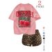 Women's Custom Made 3D Printed Digital Sportswear Set Loose Fitting T-Shirt Short Sleeved Summer Suit_ecoleips.com