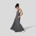 Voya Women's New Casual And Lazy Deep V-design Slimming Pants With Large Legs And Jumpsuit_ecoleips.com