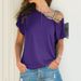 Aria Basics Aria Basics 2023 Spring Summer Hot Sale European And American Casual Asymmetrical Cross Shoulder Irregular Short_ecoleips.com