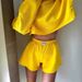 Women's Clothing Autumn New Women's Knitted Long Sleeved Sweater Shorts Suit Jogging Sports Suit Two Pieces_ecoleips.com