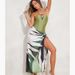 Women's Clothing New Positioning Printing Swimsuit Women's One Piece Belly Covering Slim Sexy Sunscreen Gauze Skirt Beach Bikini Set_ecoleips.com