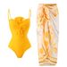 Women's Clothing New Style One Piece Swimsuit Women's Hot Spring Vacation Beach Dress Set_ecoleips.com