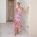 2026 New Cross-Border Off-Shoulder European And American Women's Fashion Chiffon Printed Elegant Long Evening Dress_ecoleips.com