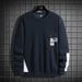 Men's plus Size Trendy Sports Casual Sweatshirt Autumn New Loose Student Top_ecoleips.com
